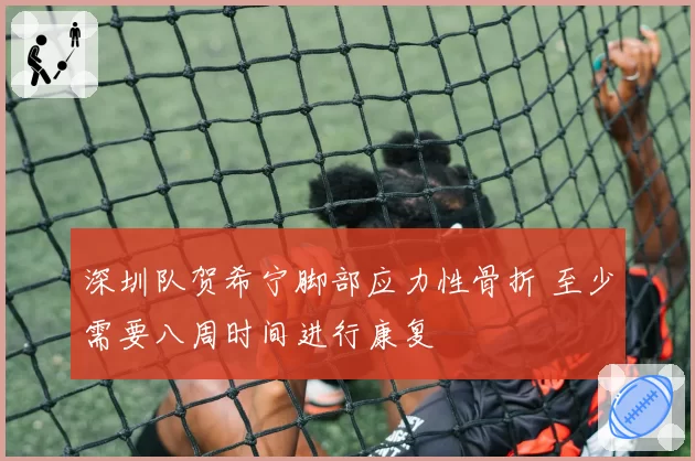 深圳队贺希宁脚部应力性骨折 至少需要八周时间进行康复