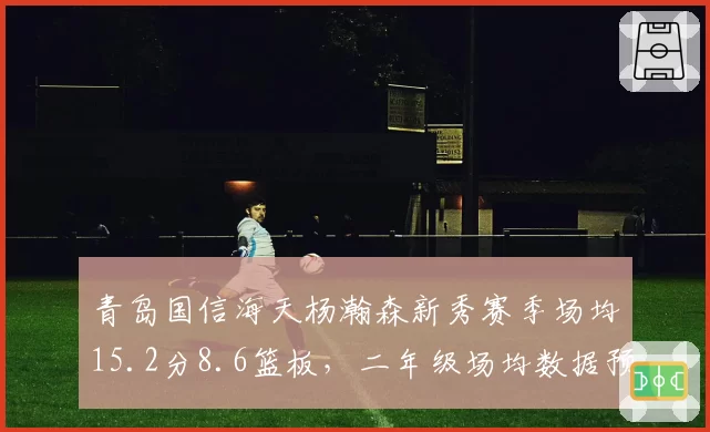 青岛国信海天杨瀚森新秀赛季场均15.2分8.6篮板，二年级场均数据预测
